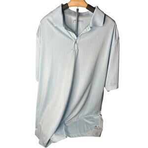 Nike Golf light blue Dri fit Safeway Invitational Polo size xxl